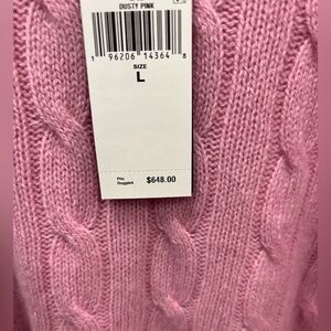 💥 SOLD💥 750$ - THE POLO RALPH LAUREN ICONIC CASHMERE SWEATER - Large